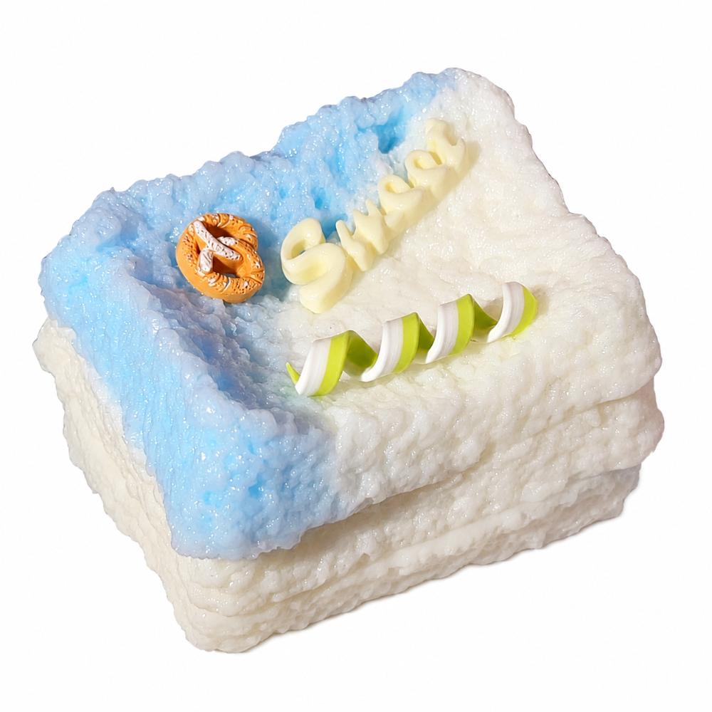 Cartoon Toast Squeeze Toy Soft Stress Squeeze Toy Fashion Fidget Squeeze Toy Stress Relief B