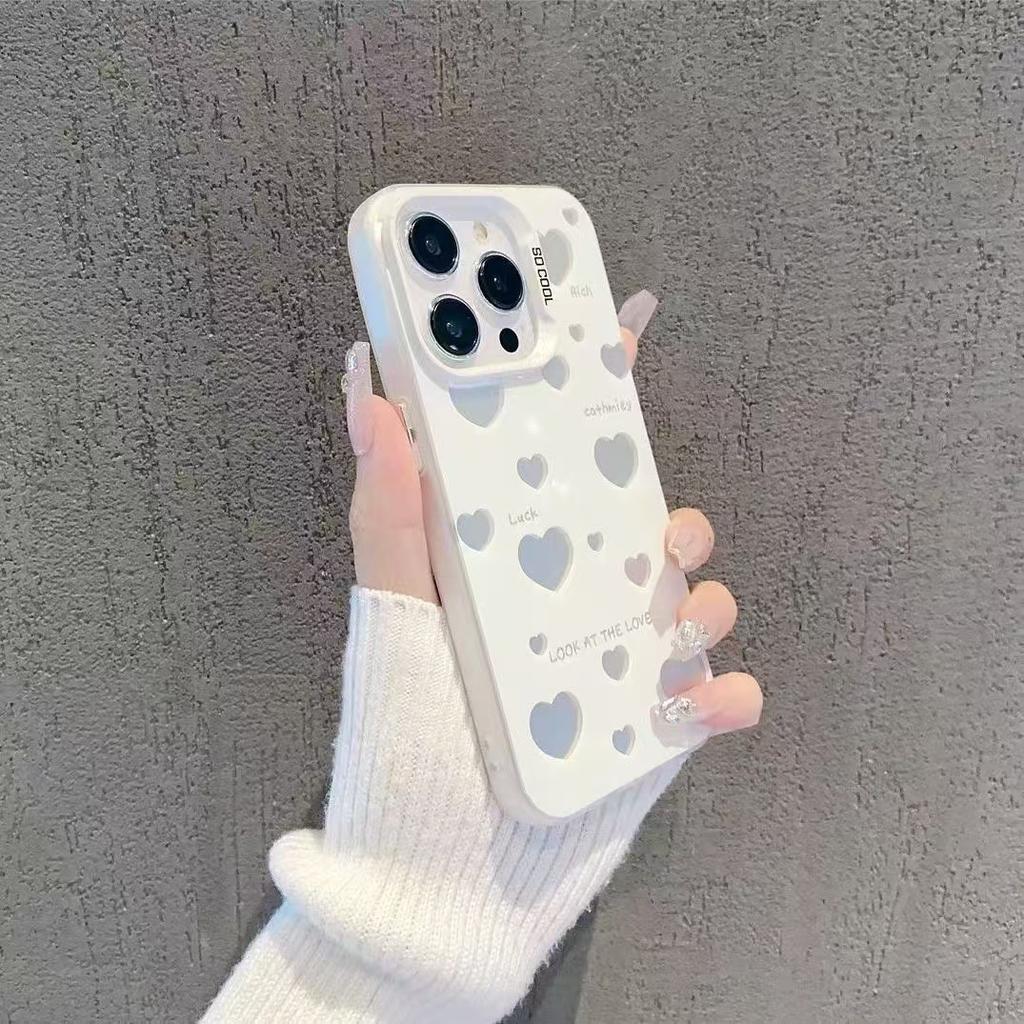 Lucky love applies to Apple 16Pro mobile phone case iPhone15Promax lucky 14 new 13 personality 17