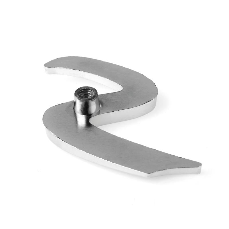 Metall 3D S främre galler emblem Dekal för Mini Cooper R50 R52 R53 R56 R57