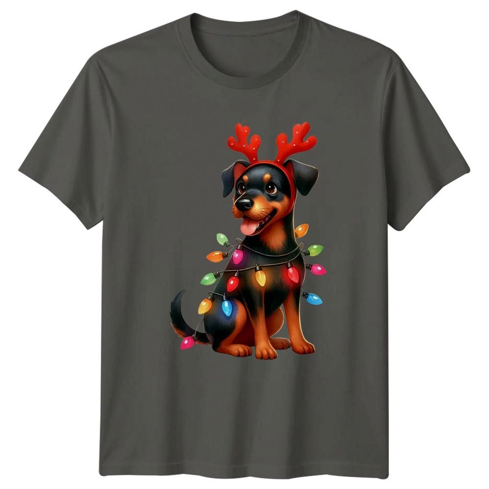 Christmas Dog Christmas Holidays Unisexs TShirt Unisexs Tee Graphic Unisex Top S