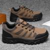 Large Size Men's Shoes Spring and Autumn New Breathable Lightweight Platform Outdoor Hiking Shoes Casual Sports Shoes
