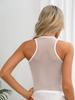 Womens See-Through Cami Crop Top Sheer Mesh Short Sleeve T-Shirt Gauze Tees Top Blouse