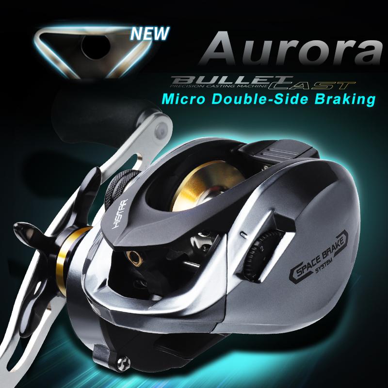 Spinning Reel Long Casting Version 7.3:1 High Ratio 5kg Drag Power 11+1 BB Magnetic Braking Baitcasting Fishing Reel Lure Reel for Fresh and Sea