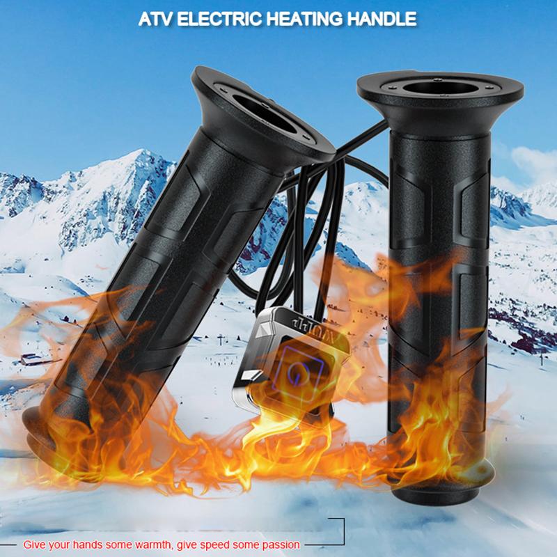

WUPP CSZH-983F2 1 Pair ATV Heated Handlebar Grips 3 Temperature Electric Heated Handle Type A