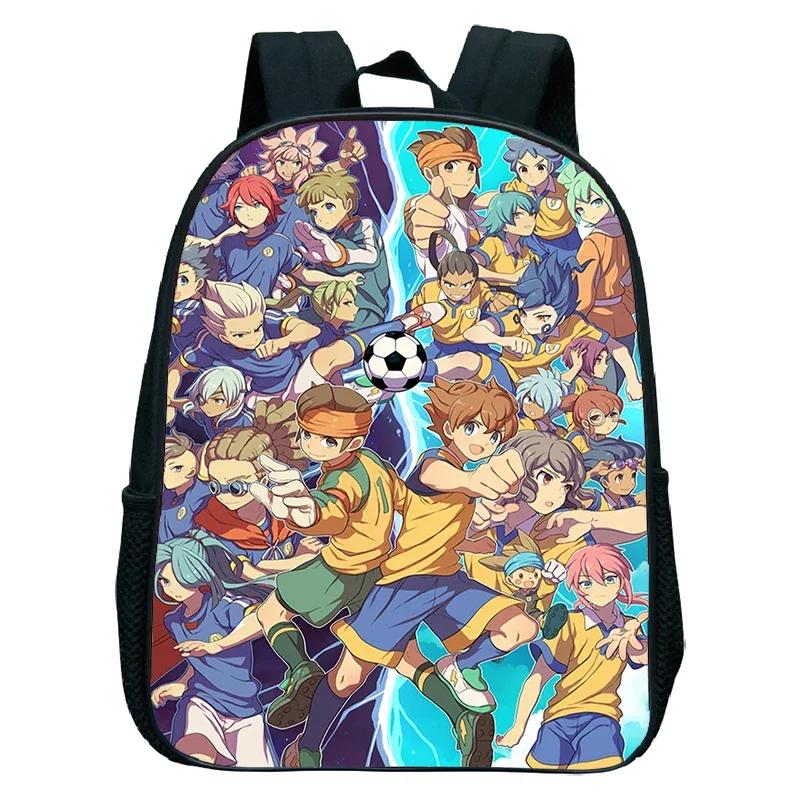 Inazuma Eleven Go School Bags Toddler Boy Lightweight Kindergarten Backpack Kids Girls Orthopedic School Bags Anime Mochila Gift