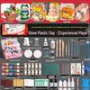 Stone Plastic Clay DIY Set: No-Bake, Malleable Light Clay for Handmade Sculptures