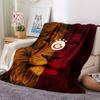 Aslanlar Galatasaray Blanket Ultra-Soft Suitable for Seaside Bed Chair Four Seasons Multipurpose Digital Print
