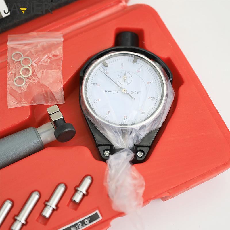 Allsome 2" - 6" Bore Gauge 0.001" Deep Engine Hole Cylinder Measurement Gage Cylinder 50-160mm 0.01mm Dial Bore Indicator Gauge