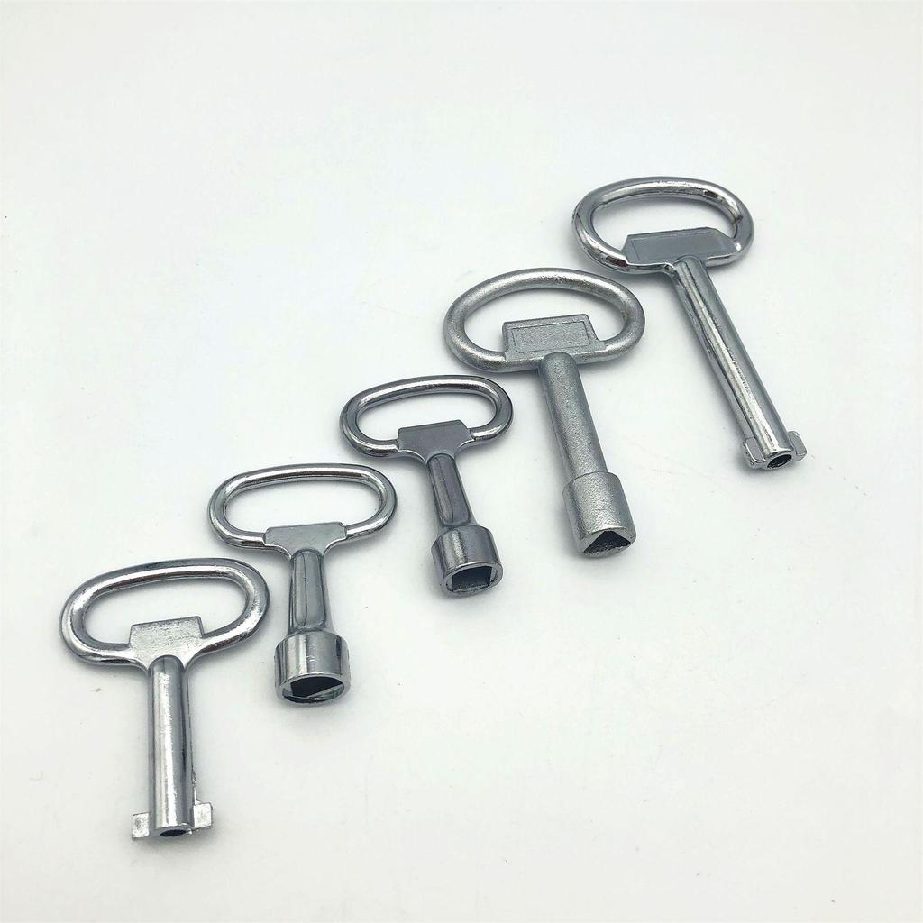 Universal MS705 Key for Triangle & Four-Corner Cabinet, Elevator Door & Water Meter Box Locks.