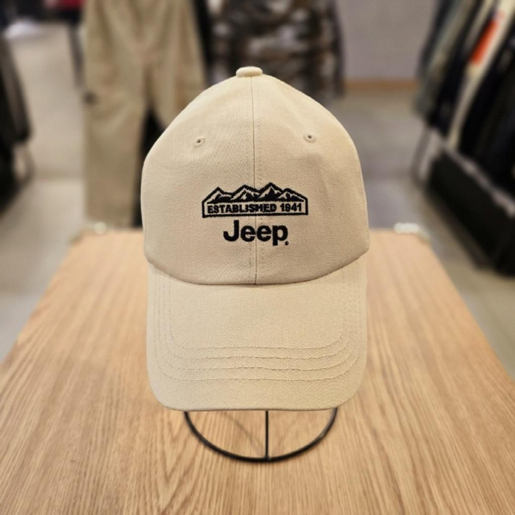 Jeep Mountain Logo Embroidered Ball Cap_JO0GCU191
