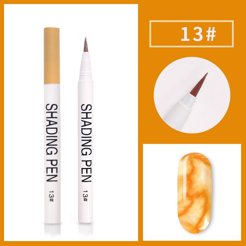 Nail Art Pen Blooming UV Gel Nail Smudge Ink Drawing Pen Marbling Manicure Abstract Painting Brush Nail DIY Tool