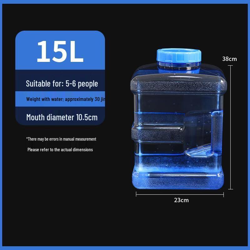 Food Grade Square Tea Ceremony Water Dispenser Bucket 15L