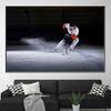 Modern Stick On Ice Hockey Canvas Painting Winter Sport Posters and Prints Hockey Player Wall Art for Living Room Home Decor