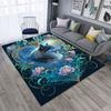 Wolf Heart Floral Fantasy Carpet Is Suitable For Living Room And Bedroom Doormats Office Balcony Decorative Carpet A8