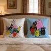 Cartoon Barbapapa Cushion Cover 1Pcs Decorative Covers Soft Cushion Case For Sofa Couch Decor 40X40 45X45 Pillowcases