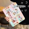 Cute Checkered Kitty Tablet Case IPad 10th/9th/8th Gen Air 5/4/3 Pro 11/12.9 Inch Anti-Slip Protective Cover