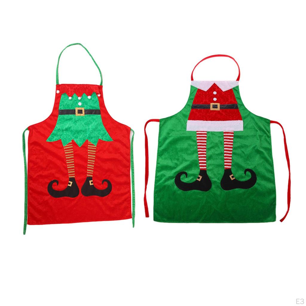 Christmas Apron Cooking Apron, Bib Kitchen Xmas Supplies for home use