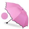 Water-Activated Blooming Three-Fold Umbrella with Sun Protection and Custom LOGO