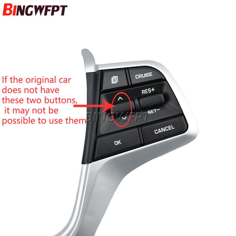 Botones Bluetooth para Volante de Control de Crucero para Hyundai Accent 1.6L 2019 2020 2021 2022