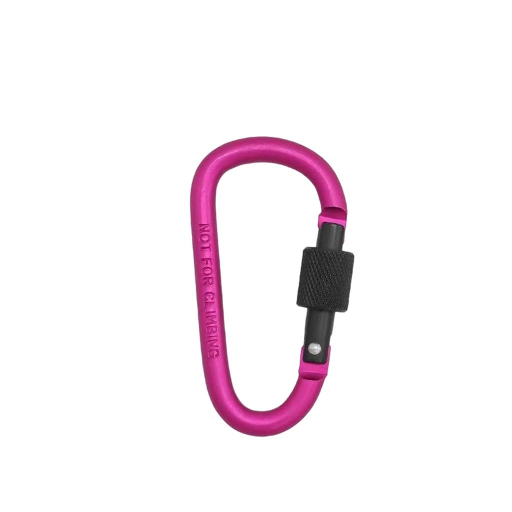 Boucle d'alpinisme plate latérale avec clé de verrouillage Accrochage rapide Boucle de sac à dos Boucle multicolore