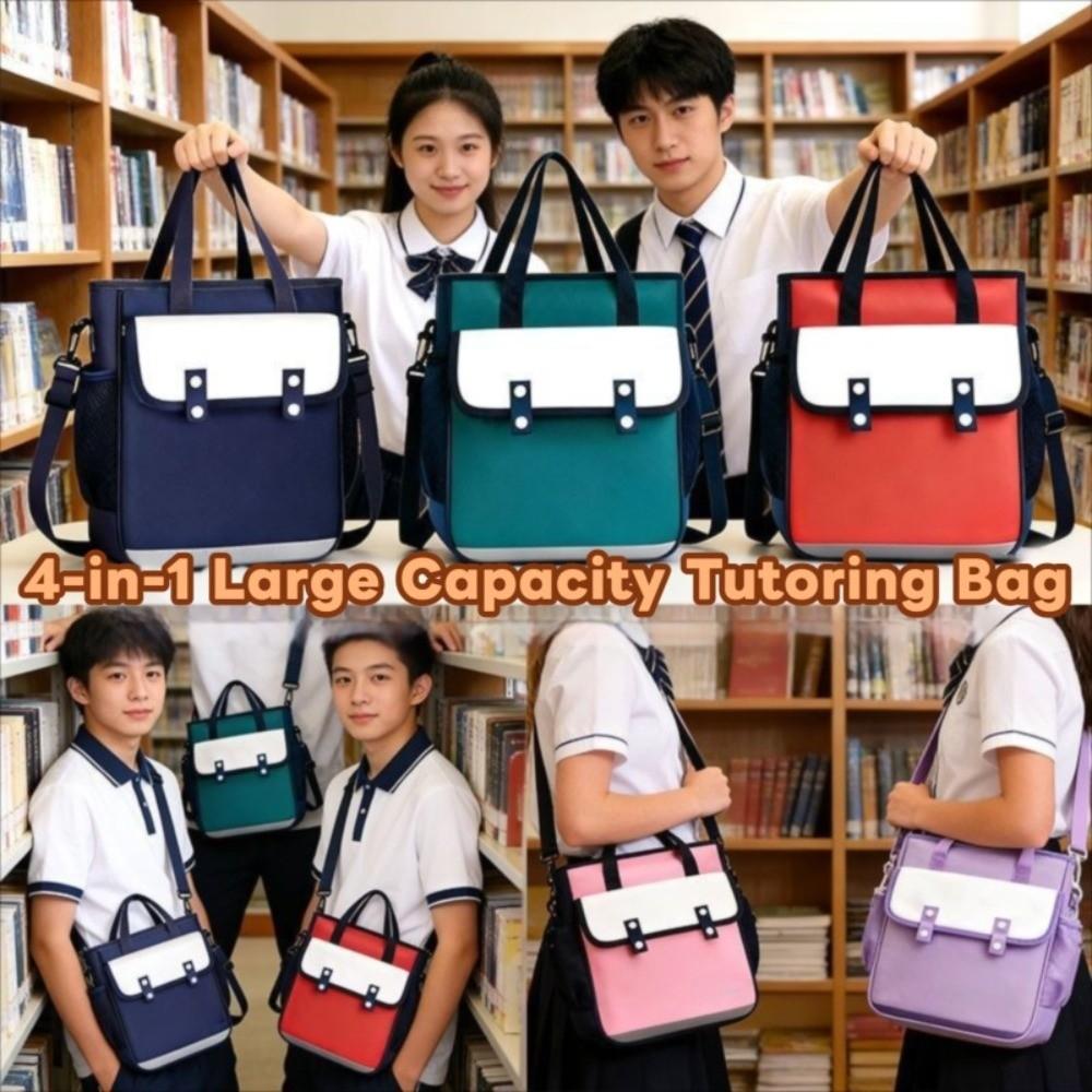 Large Capacity Teens Casual Daypacks Waterproof Student Book Shoulder Bag  Stationery