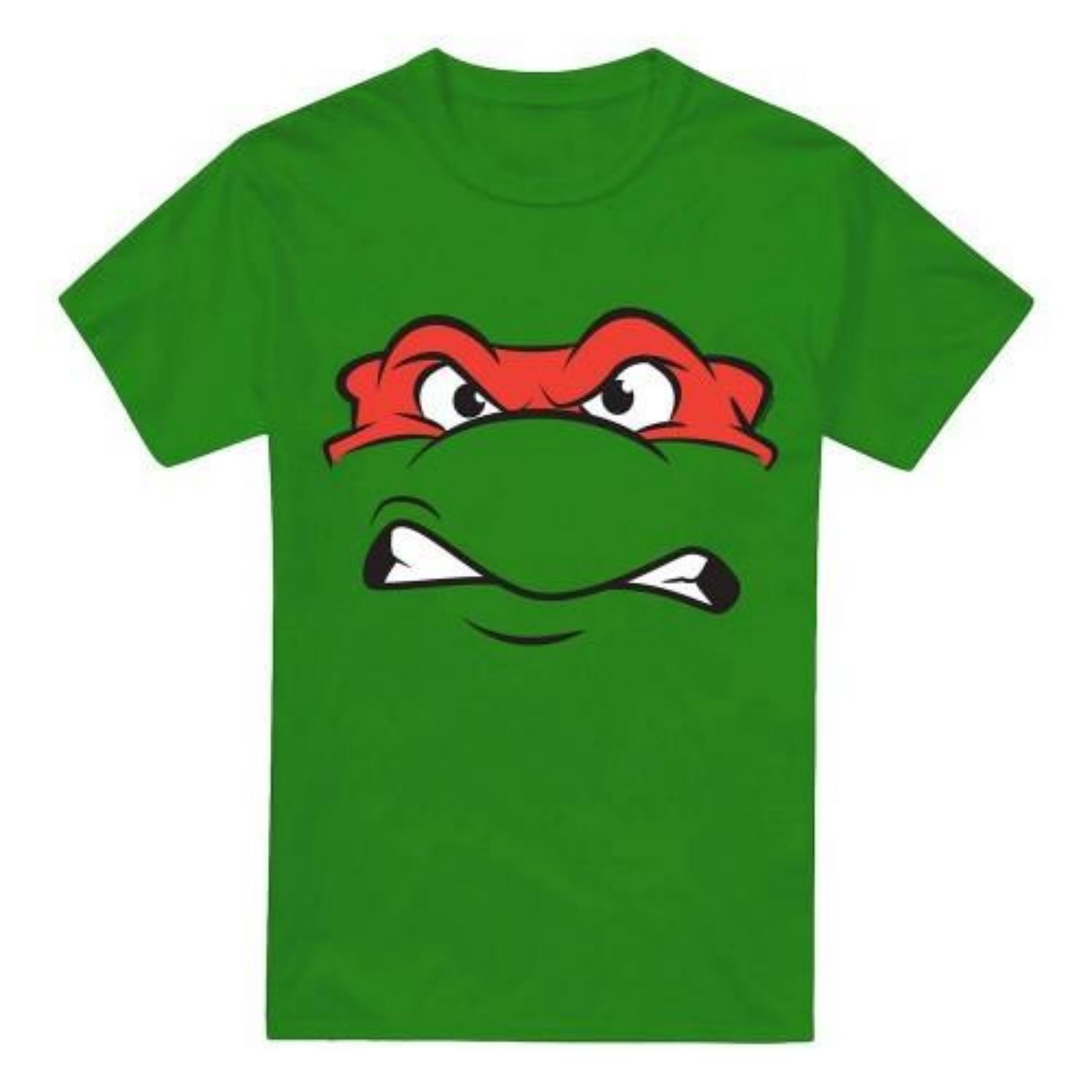 Teenage Mutant Ninja Turtles Mens Angry Raphael T-Shirt S чёрный