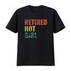 Womens Retired Hot Girl T Shirt Vintage Washed Streetwear Unisex Versatile Top For Everyday Wear Comfortable Graphic Homme