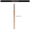 Long Handle Artist Paintbrush for Large Canvas Painting Wooden Grip Professional Nylon Bristles Multi Head Avaliable