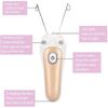 Thread Hair Remover Face Body Hair Remover With Gold Shaver Cotton Thread Electric Hair Remover Rechargeable Hair Remover Thread Hair Remover