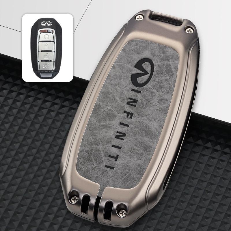 Premium Infiniti QX50/Q50L/QX60 Women's Key Case with Decorative Buckle for 2022 Model