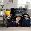 Eclipse Twilight Vampire Blanket Flannel Blanket for Bed, Sofa, Camping, Hiking, Picnic Essentials, Gift for Family Fan Gifts