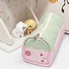 Cotton Linen Small House Pencil Case With Large Capacity For Students And Kids