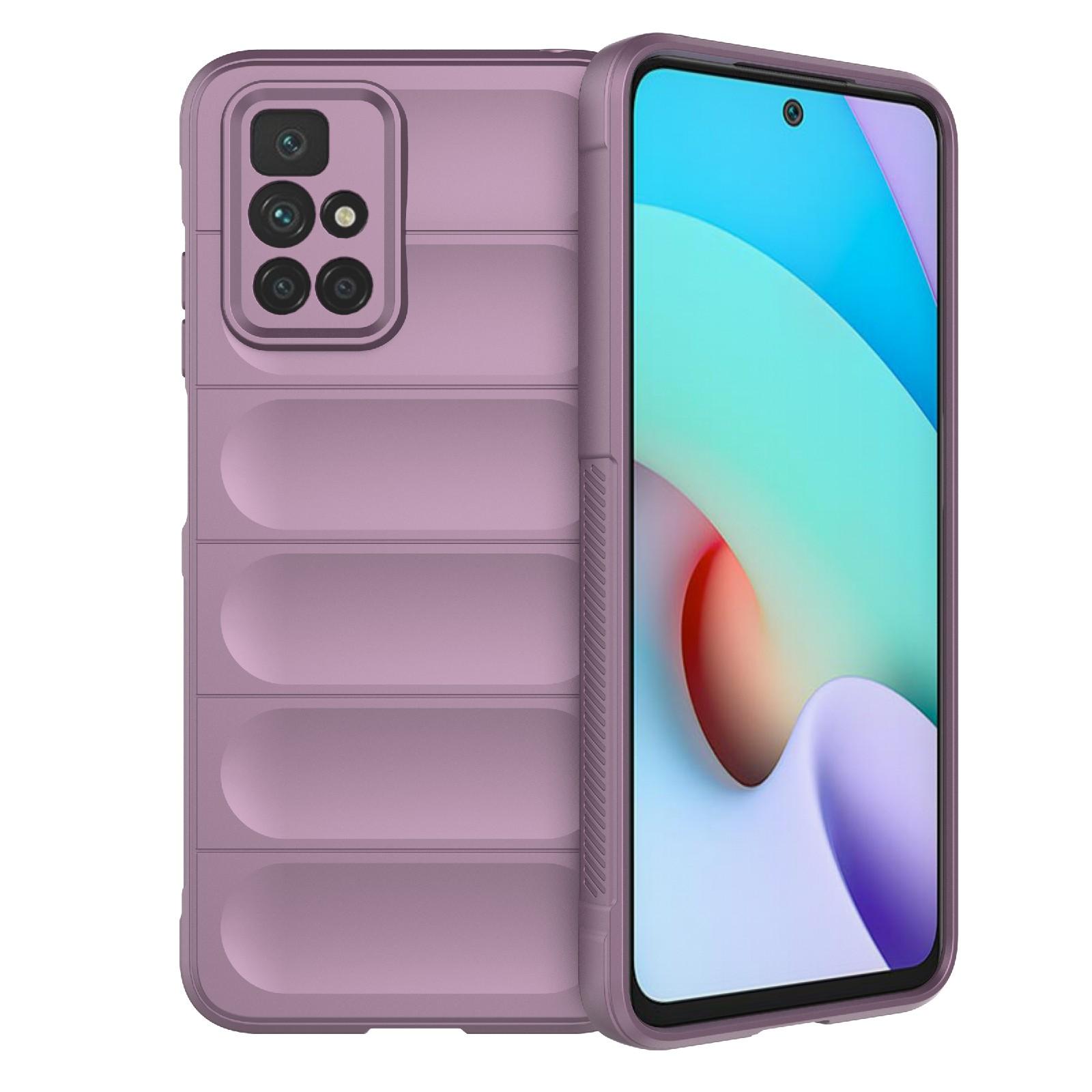 

For Xiaomi Redmi 10 2022 4G/Redmi 10 4G (2021)/Redmi Note 11 4G (MediaTek) Drop-proof Phone Case Light Purple