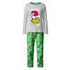 Cartoon Letters Print Family Matching Long Sleeved Parent-child Suit Home Clothes Suit Fall