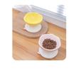 1pc High Appearance Ceramic High Foot Bowl Anti Overturning Pet Bowl Cat and Dog Bowl Grain Drinking Bowl Pet Supplies