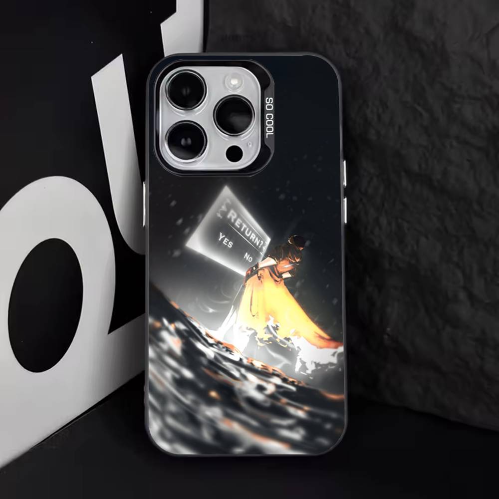Game E-Expedition 33 Phone Case For iPhone 17,16,15,14,13,12,11,Pro,XS,Max,Plus,Mini,SE4,E IMD Matte Black iPhone17Air