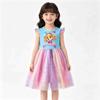 Baby Girl Skye Print Princess Dresses Cartoon Patrol Skye For Kids Clothes Cosplay Costume Children Fly Sleeve Casual Dress