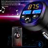 3.1A PD Car Charger QC 3.0 Fast Charge Square Car Cigarette Lighter Plug Car MP3 Player Charger Flash with Digital Display