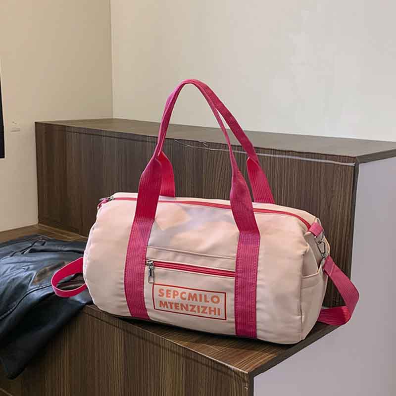 Korean Version Of The Sports And Fitness Bag Short Leisure Travel Bag Girls Crossbody Shoulder Bag Handbag Commuter Storage Bag