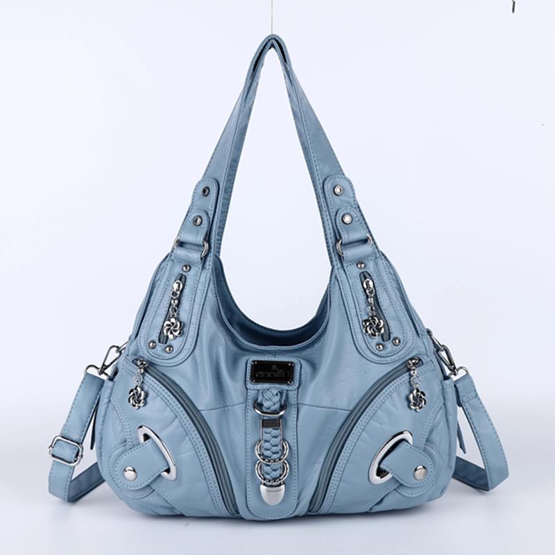 Vintage Damskie Torebki Modna Torba na Ramię Duża Torba Tote z Górnym Uchwytem Torba na Zakupy Wielofunkcyjna Listonoszka Damska Torba Hobo