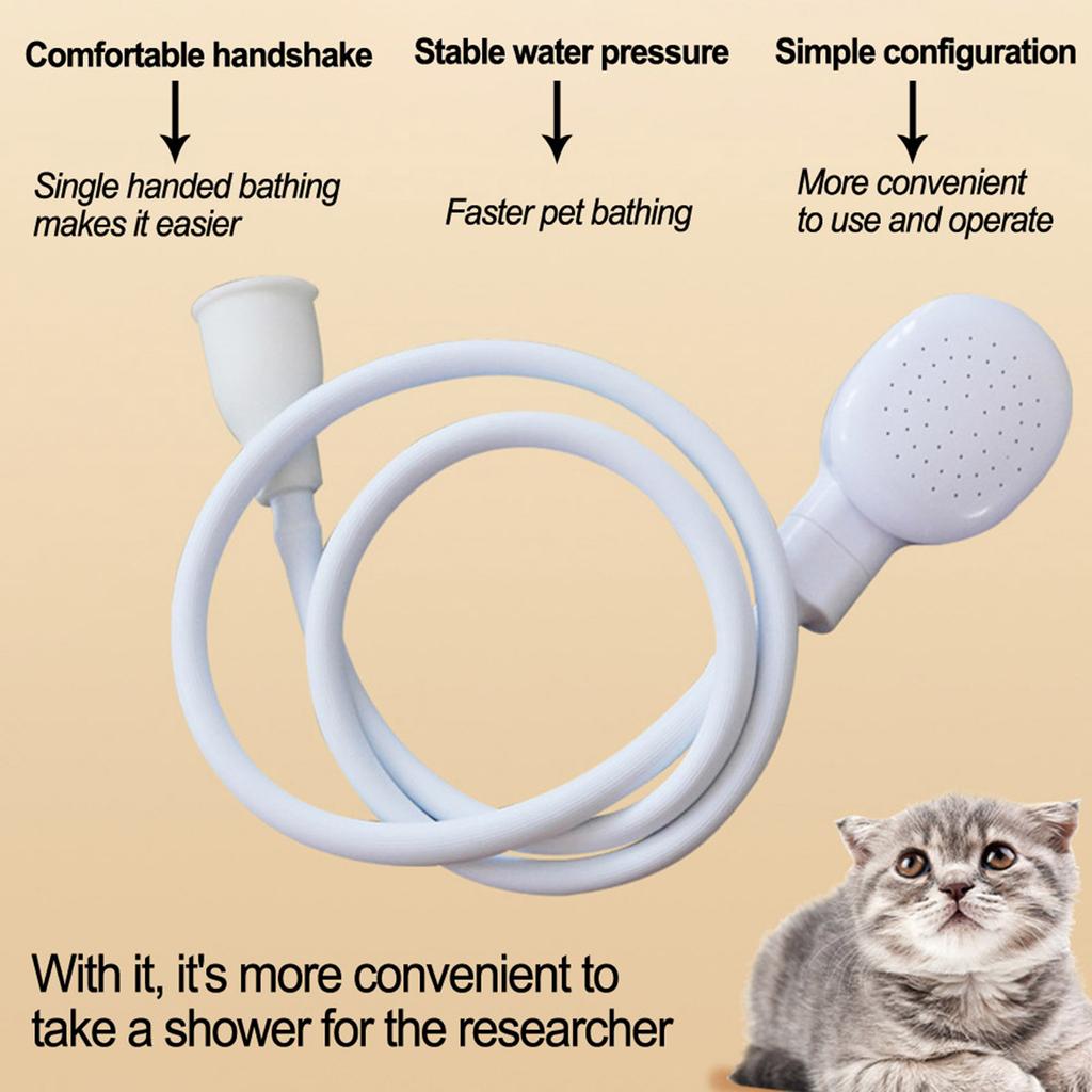 1.2M Long Shower Spray Convenient Flexible Single Tap Spray Hose Head Brand New