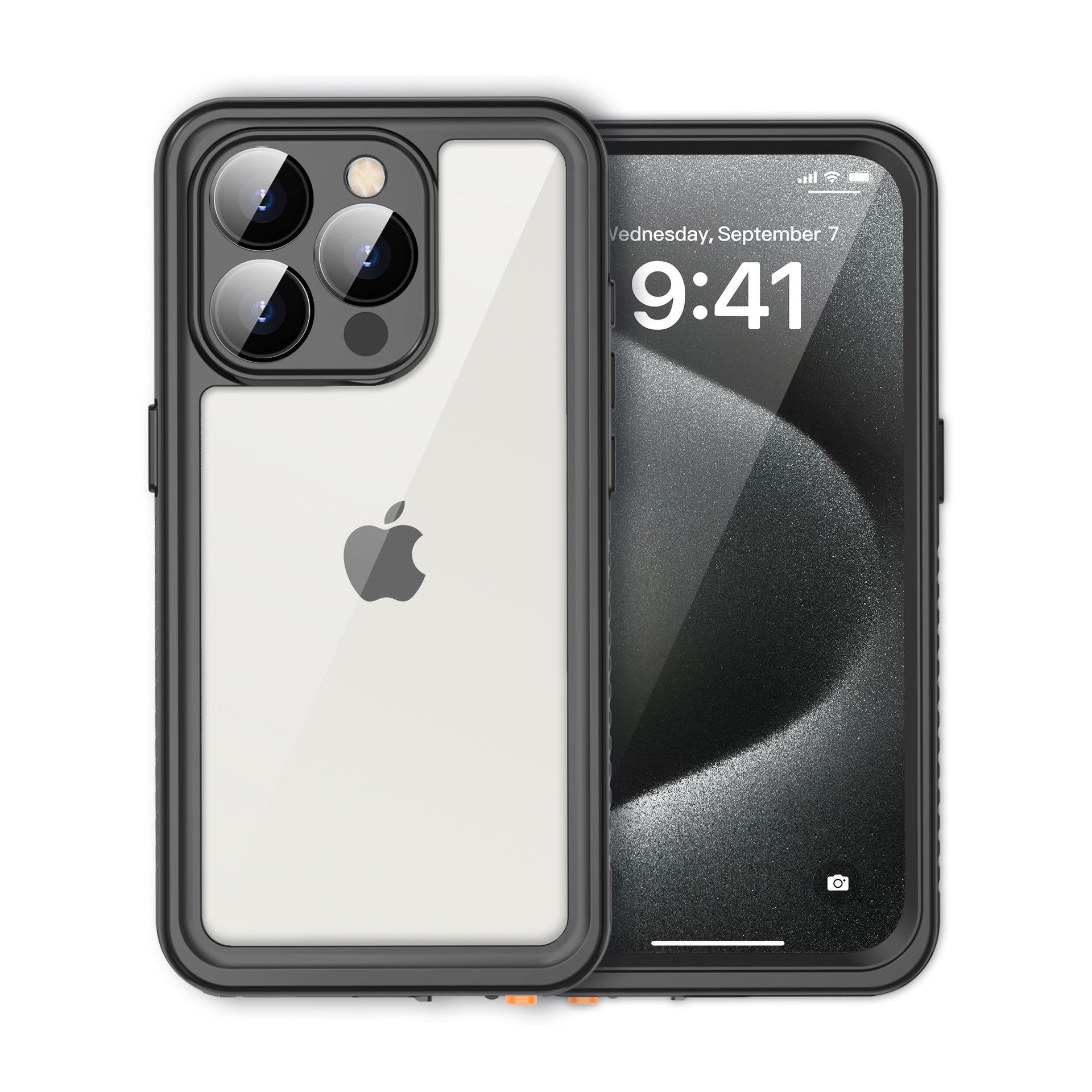 

Red Pepper Waterproof iPhone 15 Case: Full Coverage, Drop-proof, Dustproof, Sealed for Outdoor, Swimming, Diving. iPhone 15 Pro Max