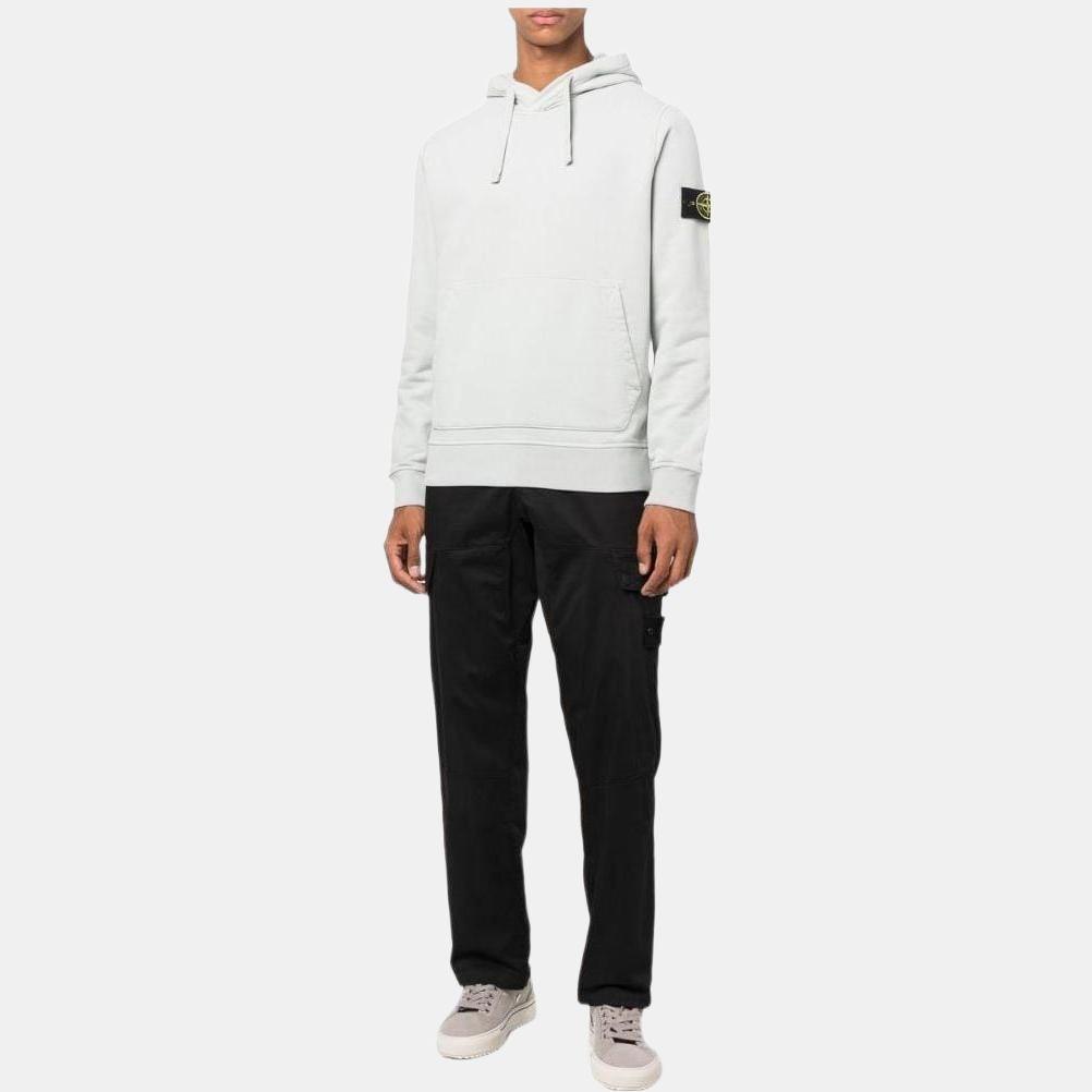 STONE ISLAND Hoodie 'Pearl Grey' Men's 771564120-V0061