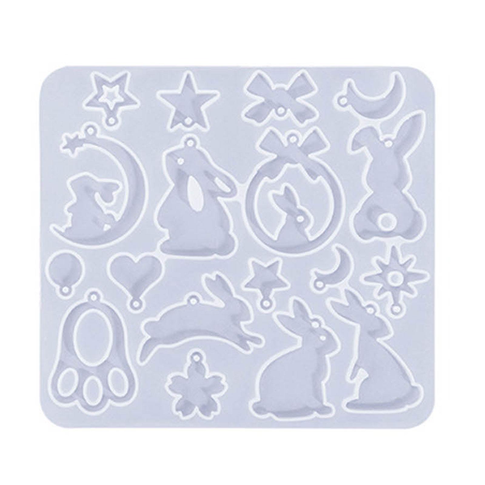 

Animal Shape Resin Mold DIY Crystal Epoxy Resin Molds Jewelry Making for Earrings Keychain Pendant Cat Silicone Mould 2