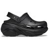Crocs Zoccolo Bubble Crush Unisex Nero Comodo Minimalista Traspirante Zoccoli da Esterno 210061-0WC
