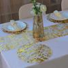 10pcs 13 Inch Gold Thin Mesh Place Mats Disposable Table Mats Gold Placemats  Valentine