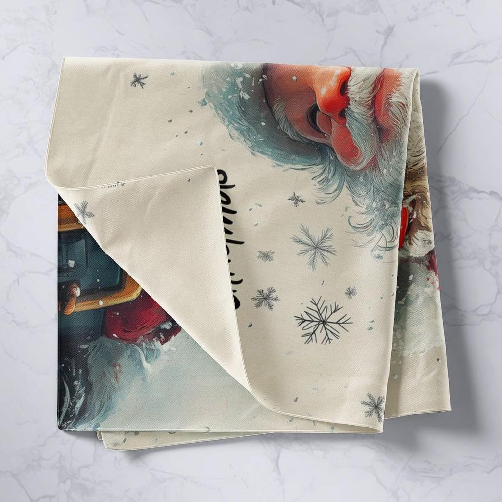 Christmas Tapestry New Year Background Wall Hanging Decoration Fireplace Stockings Gifts Hanging Cloth