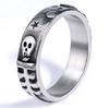 Personalized Stainless Steel Personalized Skull Trendy Man Retro Star Men'S Ring New Punk Style