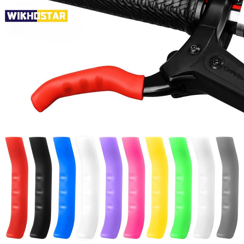 2pcs Bicycle Grips Bicycle Brake Handle Silicone Cover Mountain Bike Protective Rubber Handlebar Grips Cover Bicycle Accessories