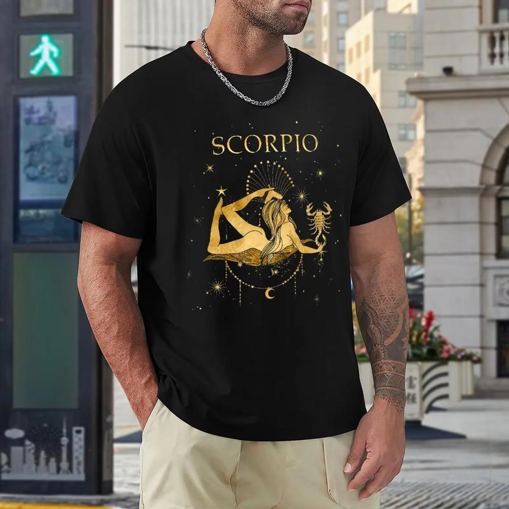 Štír Dvanáct Souhvězdí (12) Tričko s kulatým výstřihem Move Tričko Kreativní Humor Grafika Domov Evropská Velikost